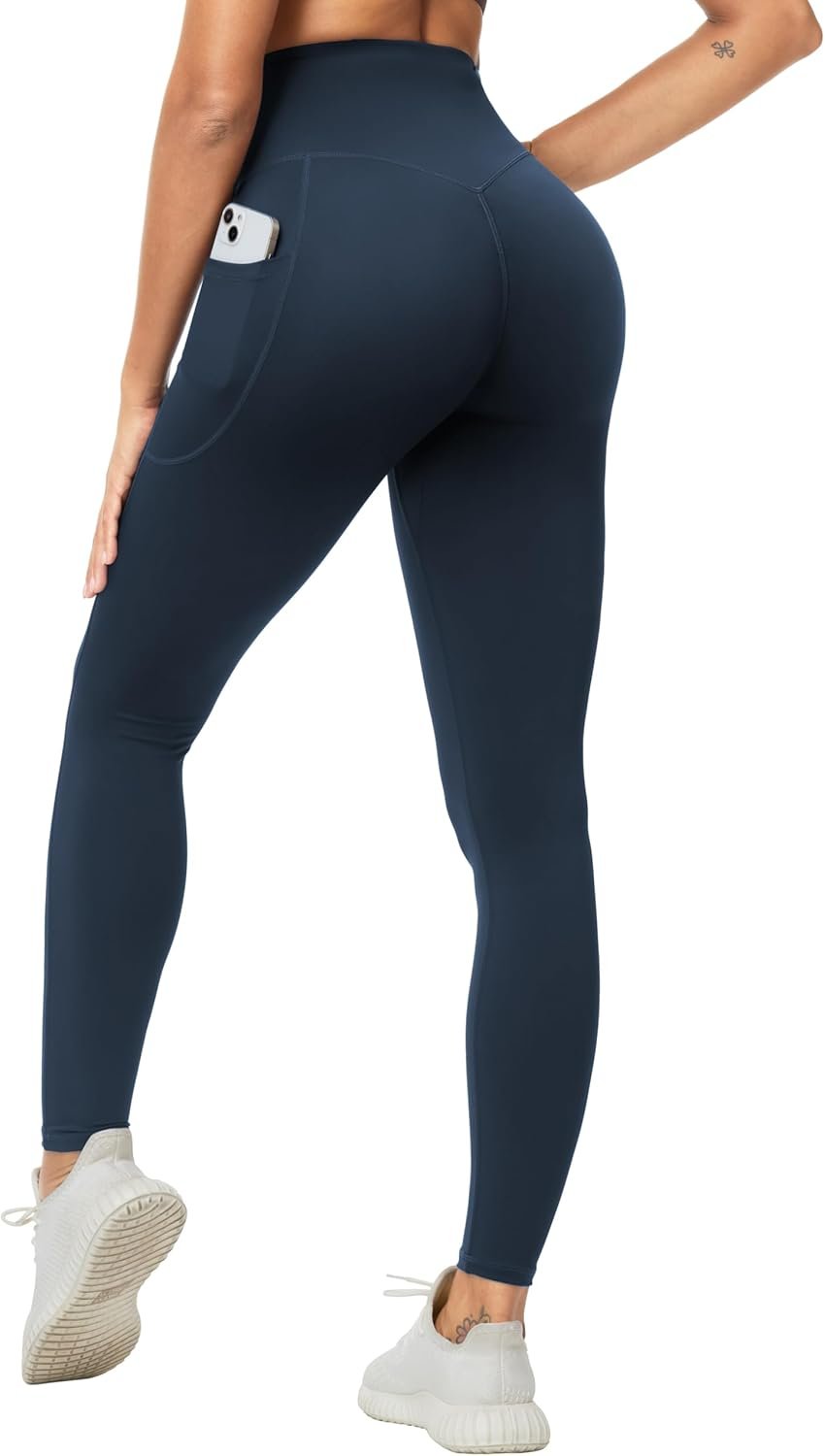 THE GYM PEOPLE Women’s Scrunch Butt Lifting Yoga Pants High Waisted Stretch Athletic Workout Leggings with Pockets