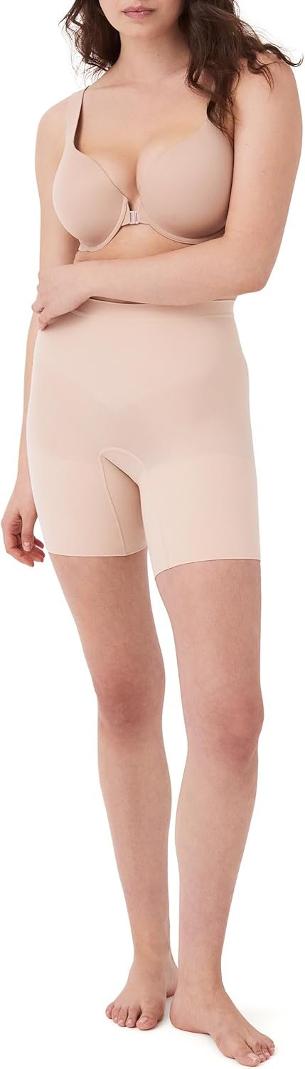Spanx SPANXsculpt Seamless Power Mid-Thigh Short – Core Shapewear – Lightweight, All-Day Shaping & Support – No Panty Lines