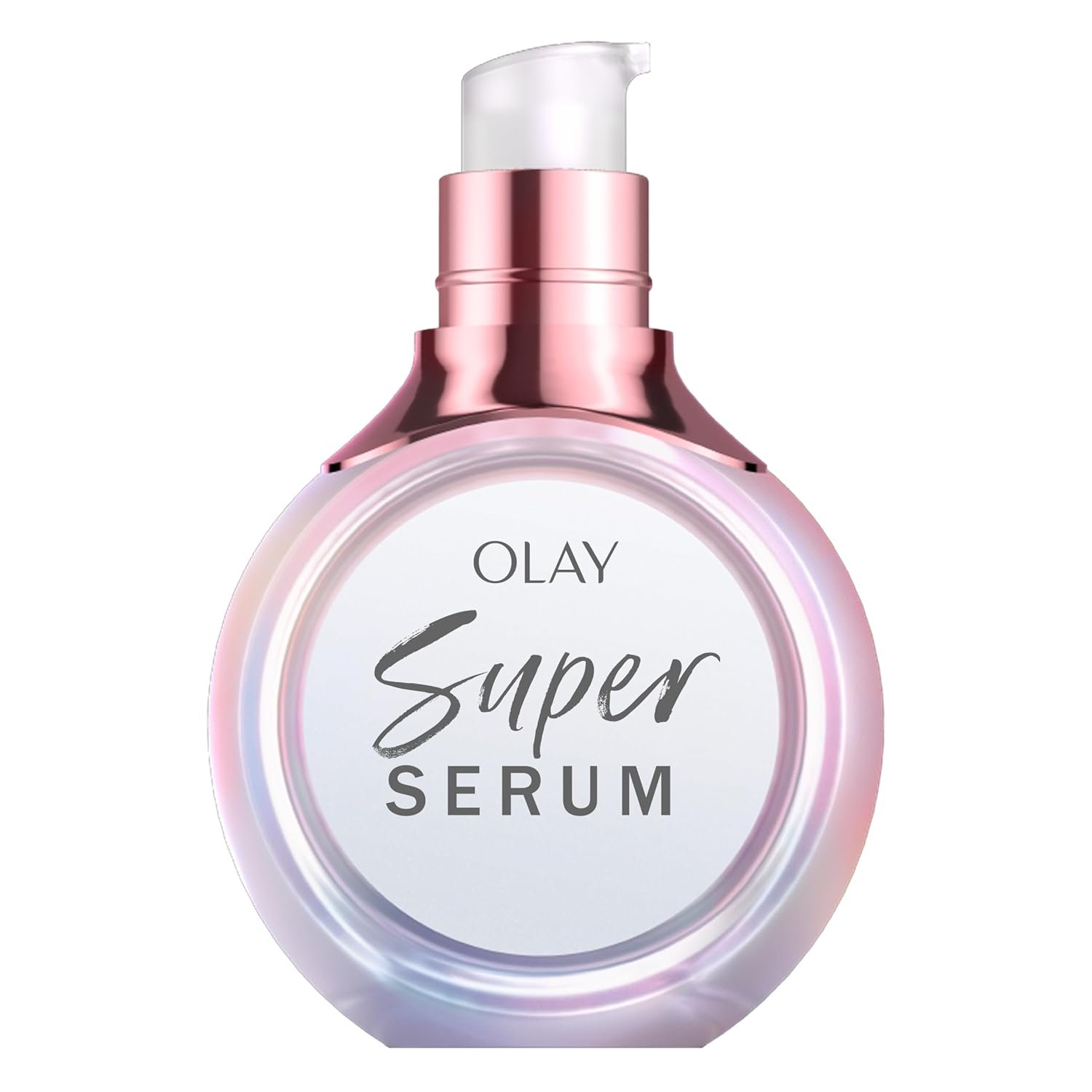 Olay Super Serum Trial Size – Niacinamide, Vitamin C & E, Collagen Peptide, AHA – 5-in-1 Skin Care Benefits – Healthy Glow, Brightening, Hydrating, Smoothing, Firming, Evens Tone, Anti-Aging, 0.4 Oz