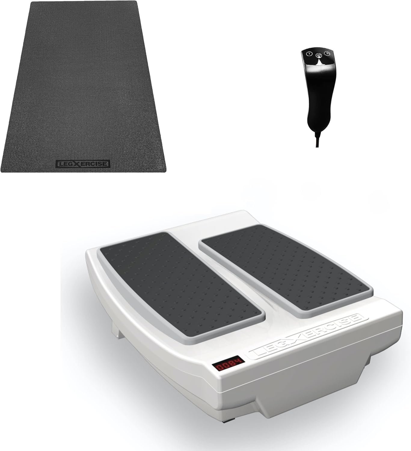 LegXercise PRO + Non-Slip Mat (Wireless Remote)