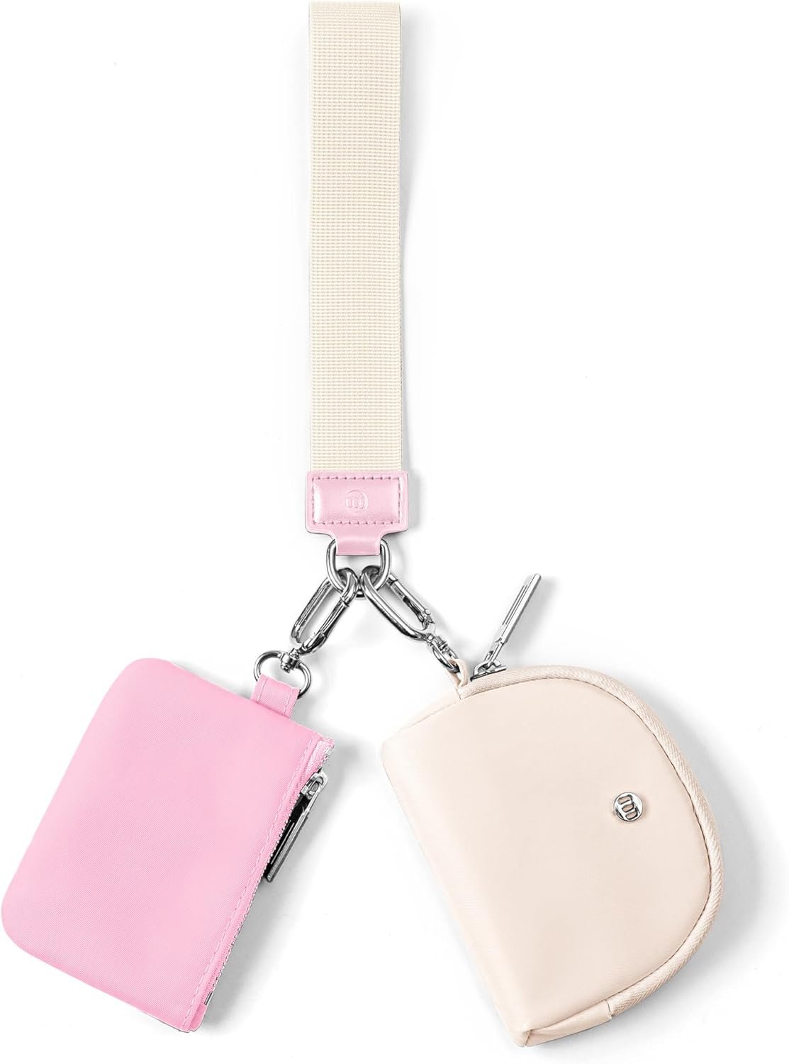 Mum’s Memory Mini Zip Around Wristlet Wallets for Women -KeyChain Wallet with Detachable Dual Pouch Wristlet -Key Chain Coin Purse Small Wallets