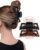 Kitsch 5 Inch Large Claw Clips for Thick and Long Hair | Strong Grip Jumbo Claw Clip for All-Day Hold | 2pcs Matte Oversized Hair Accessories | Ideal Gifts for Women – Black & Tortoise Design