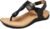 Athlefit Women’s Orthopedic Arch Support Sandals Comfortable Thong T-Strap Orthotic Casual Flat Sandals