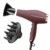 INFINITI PRO by CONAIR Hair Dryer, 1875W Blow Dryer with Diffuser and Concentrator Attachments, AC Motor with Ceramic Technology, 3 Heat & 2 Speed Settings, Plum