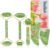 Gua Sha Facial Tools, Guasha Tool for Face, Jade Face Roller,Self Care Gift for Women and Men