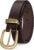 Womens Belts for Jeans 1.1″ Width Ladies Belts for Dresses Full Grain Leather Gold Buckle Belt Gift Box
