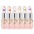 Pack of 6 Crystal Flower Jelly Lipstick, Long Lasting Nutritious Lip Balm Lips Moisturizer Magic Temperature Color Change Lip Gloss, Small Gifts, Galentines Gifts, Valentines Day Gifts (Pink)
