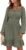 ANRABESS Womens Dress Long Lantern Sleeve Square Neck Elastic Waist Ruffle Flowy Swing A-Line Short Dresses 2025 Fall Fashion