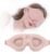 YIVIEW Sleep Mask for Side Sleeper, Complete Light Blocking 3D Pink Sleeping Eye Mask, Soft Breathable Eye Cover for Women Men, Relaxing Zero Pressure Night Blindfold