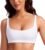 CRZ YOGA Butterluxe Square Neck Sports Bras for Women – Spaghetti Strap Yoga Wireless Low Coverage Padded Cami Crop Top