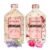 SpaLife Effervescent Rose & Lavender Bath Salts for Women Relaxing | All Natural Aromatherapy Dead Sea Salt Bath Soak Duo | Real Flower Petals for Relaxing Mineral Baths | 2-Pack (35.2 oz)